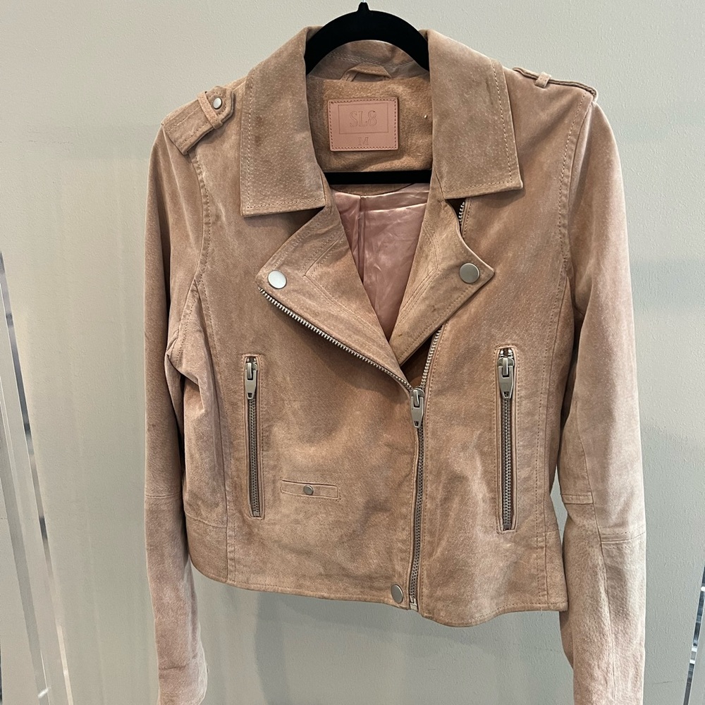 SL8 100% Suede Moto Jacket